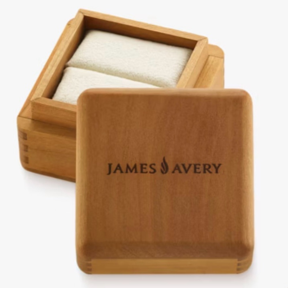 James Avery Wood Keepsake Ring Box Retired